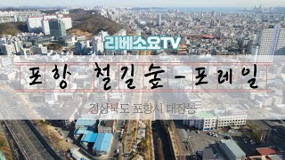 [리베소요TV] 드론으로 본 경북 포항시 철길숲(포레일)