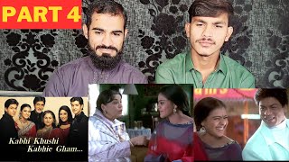 Kabhi Khushi Kabhie Gham Movie Part 4 | Shah Rukh Khan, Kajol, Amitabh Bachchan| Pakistani Reaction