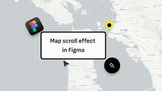 Map scrolling and centering effect—How to do it in Figma.