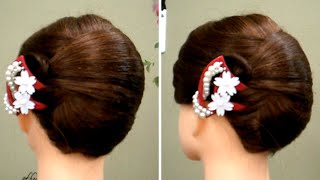 【ヘアアレンジ】(簡単!時短!)和髪=着物に合うまとめ髪　～A kimono hairstyle that you can easily and quickly make～