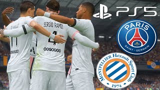 PSG vs MONTPELLIER | FIFA 22 PS5 Ligue 1 Realistic Gameplay & Prediction 14 Mai 2022