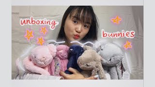 Unboxing Jellycat bunnies 🐰 | Estella Lim