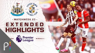 Newcastle United v. Luton Town | PREMIER LEAGUE HIGHLIGHTS | 2/3/2024 | NBC Sports