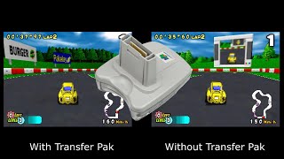 Choro-Q 64 2 (Nintendo 64) - Game Boy Transfer Pak Functionality (MiSTer FPGA Capture)