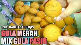 Kue Khas Bugis Baruasa Gula Merah Mix Gula Pasir