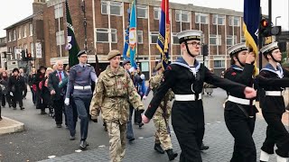 Remembrance Sunday Parade & Ceremony In Dunstable 2024