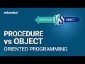 Procedure Oriented vs Object-oriented Programming | Programming Languages 2020 | Edureka