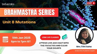 Brahmastra Series CSIR NET Unit 8: Mutation