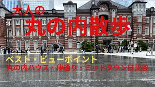 大人の丸の内散歩/ベスト・ビューポイント/丸の内ハウス・仲通り・ミッドタウン日比谷