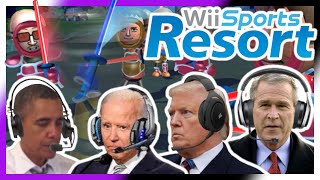 US Presidents Play Swordplay Showdown in Wii Sports Resort