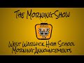 The Morning Show ~ October 21, 2021 ~ West Warwick High School Morning Announcements