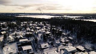 Drone footage 4K | Stockholm | Sweden | Winter Wonderland