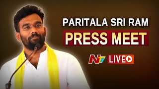 LIVE: TDP Paritala Sri Ram Press Meet l NTV Live