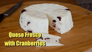 Queso Fresco with Cranberries - In time for Christmas 🎅🧀🎄