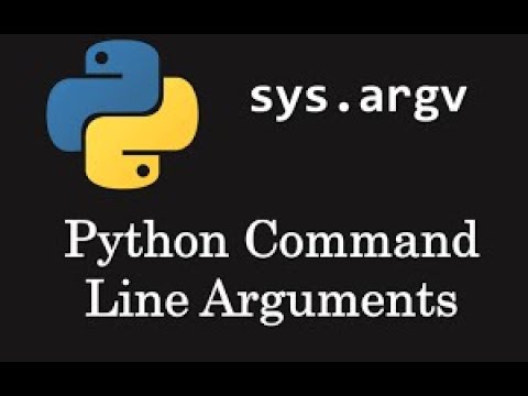 Using Command Line Argument In Python - YouTube