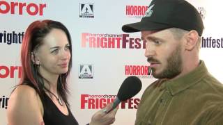 FrightFest 2016 - Martin Owen, Elliot James Langridge and Isabelle Allen On The Red Carpet