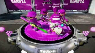 スプラトゥーン実況！スピード重視のデュアルスイーパーカスタム！デカライン高架下ガチホコバトルだ☆N☆なおきちーむ◎なおきち広島弁ゲーム実況！S+99カンスト目指すsplatoon