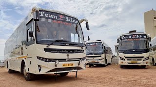 Prakash Vega AC Sleeper Bus TranzKing Travels Ashok Leyland Premium Luxury Bus Interiors \u0026 Exteriors