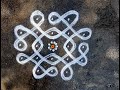 easy and simple 5dots sikku kolam @praveeseasykolam