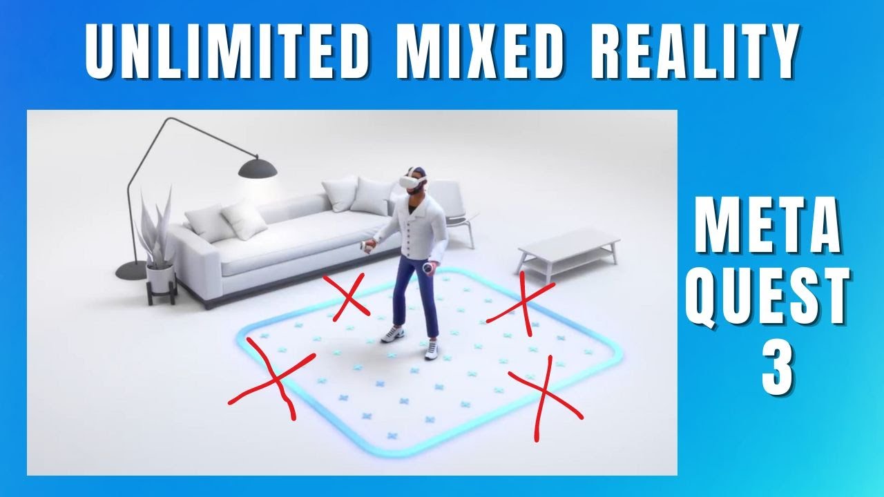 META QUEST 3 TUTORIAL: How To Use An INFINITELY Large Mixed Reality ...