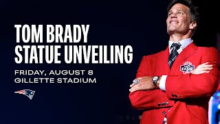 Tom Brady's Statue Will Be Unveiled August 8 | Patriots