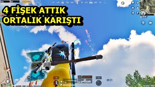 4 FİŞEK ATTIK ORTALIK KARIŞTI ! BATUR GAME PUBG MOBİLE