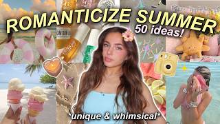 ultimate SUMMER BUCKET LIST 🌈 50 fun & unique ideas to romanticize summer