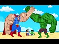 Evolution of HULK Vs Evolution of SUPER-MAN Arm Wrestling Fight : Who Is The King Of Super Heroes ?