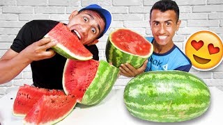 تحدي البطيخ بوزن 16 كيلو غرام - والعقاب لايفوتكم !!| Speed Challenge 16Kg of Watermelon