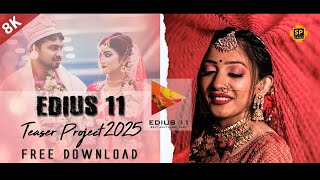 Edius New Teaser Project 2025 Free Download | By Teaser Trance Prewedding 2025 By Shahzaib Pardesi