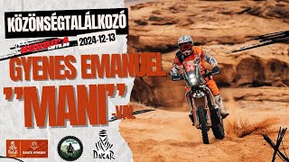 Dakar Rally 2024-2025 Közönségtalálkozó Gyenes Emanuel - Mani-val #alparsmotoadventure #nordicamoto