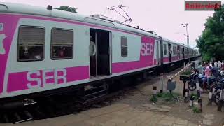 Local Train Entering In Ghoraghata Railstation || Emu Southestern Railwaynetwark