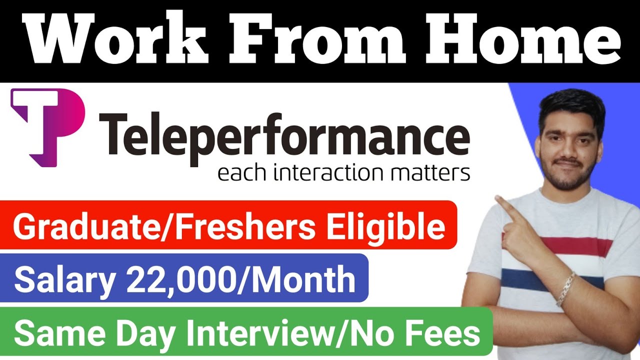 Work From Home Jobs | Teleperformance Is Hiring | Latest Jobs For ...