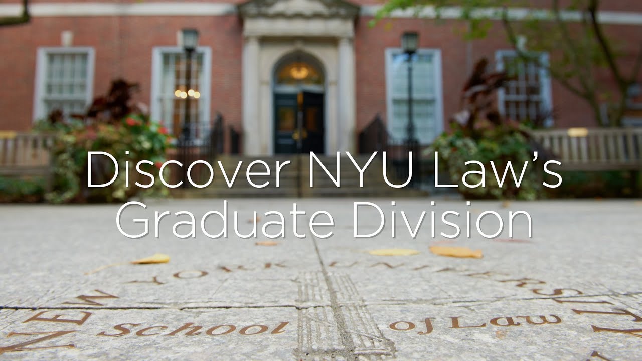 Discover NYU Law's Graduate Division - YouTube