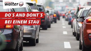 Stau: Was darf ich, was darf ich nicht? 10 Regeln für das richtige Verhalten im Stau