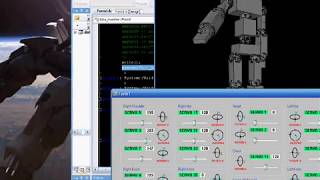 Humanoid Robot VC++ and Processing interface
