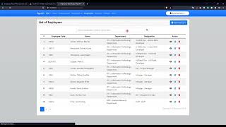 Employees Payroll Management System in PHP using CodeIgniter 4 DEMO