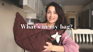 What’s in my [minimal] every day bag 👜 (plus let’s chat a bit about YouTube)