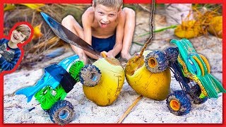 Monster Trucks and Axel Go Coconuts - Trucks