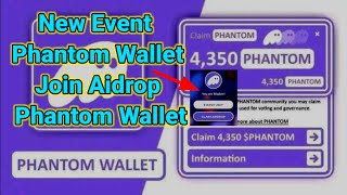 Join New Event Claim Airdrop Phantom | Cara Mengikuti Event Airdrop Phantom| Cara Follow username