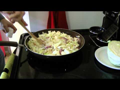 Cabbage sautéed in bacon fat Cabbage sautéed in bacon fat