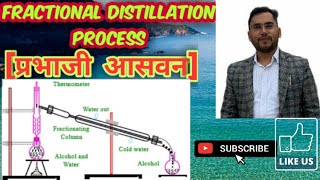 Fractional Distillation (प्रभाजी आसवन) Pharmacy Pharmaceutics Liquid Separation process