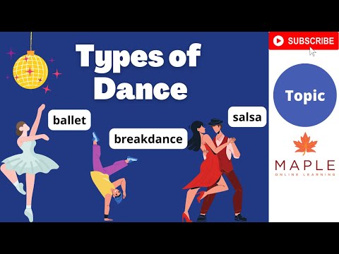 What are the 5 types of dance?
