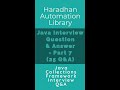 Java Interview Question & Answer-  Part 7-Collection (Set of 25 Q&A from Java Collections Framework)