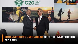 Johannesburg: Jaishankar meets China's foreign minister