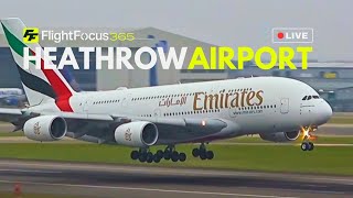 Heathrow Airport Live - CROSSWIND Tuesday 4th Feb 2025