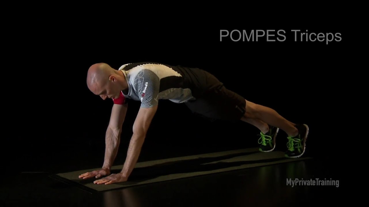 10 EXERCICES DE POMPES - PECTORAUX ET TRICEPS SANS MATÉRIEL - YouTube