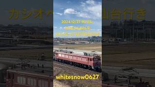 EF81-81+E26系 カシオぺア紀行仙台行き #trainvideo #trainvideos #train #鉄道