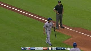 TOR@HOU: Encarnacion swings, tosses bat down line