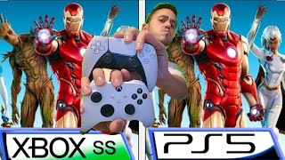Fortnite🥳PS5 vs Xbox Series S🤦‍♂️ Comparativa gráfica PS5 Vs Xbox Series S🎮Fortnite Gameplay!🔝👨‍💻
